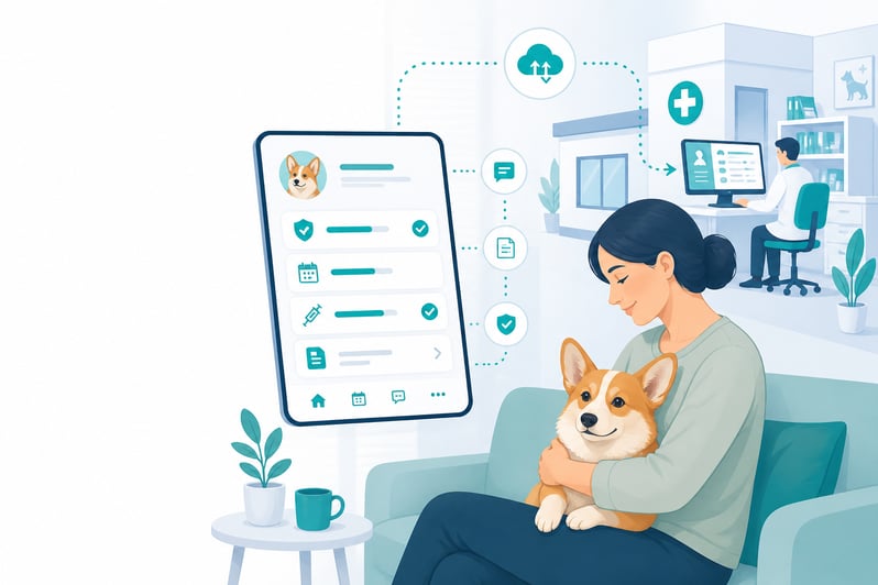 WagWise is a white-label pet owner companion app built on top of your VetlinkPRO PMS